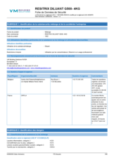 Resitrix diluant G500 - 4kg - SDS